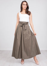 Load image into Gallery viewer, Rita Khaki Skirt - The Walk in Wardrobe