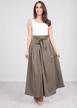 Load image into Gallery viewer, Rita Khaki Skirt - The Walk in Wardrobe