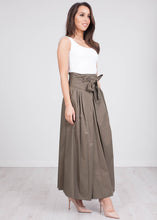 Load image into Gallery viewer, Rita Khaki Skirt - The Walk in Wardrobe