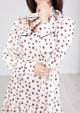Load image into Gallery viewer, Rita Star Peplum Dress - The Walk in Wardrobe