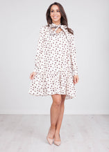 Load image into Gallery viewer, Rita Star Peplum Dress - The Walk in Wardrobe