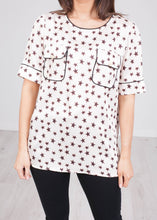 Load image into Gallery viewer, Rita Star Short Sleeve Top - The Walk in Wardrobe