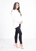 Load image into Gallery viewer, Rita White Asymmetric Blouse - The Walk in Wardrobe