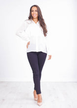 Load image into Gallery viewer, Rita White Sheer Blouse - The Walk in Wardrobe