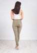 'Rose' Khaki Skinny Jeans - The Walk in Wardrobe