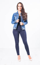 Load image into Gallery viewer, Ruby Dark Denim Jacket - The Walk in Wardrobe
