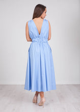 Load image into Gallery viewer, Savannah Blue Dress - The Walk in Wardrobe