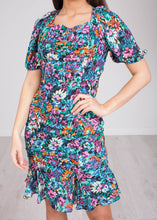Load image into Gallery viewer, Savannah Floral Mini Dress - The Walk in Wardrobe