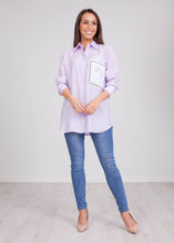 Load image into Gallery viewer, Savannah Lilac Face Shirt - The Walk in Wardrobe