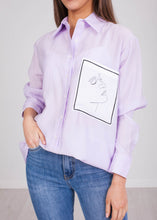 Load image into Gallery viewer, Savannah Lilac Face Shirt - The Walk in Wardrobe