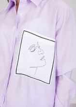 Load image into Gallery viewer, Savannah Lilac Face Shirt - The Walk in Wardrobe