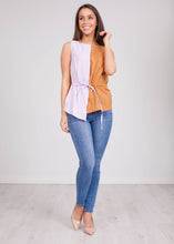 Load image into Gallery viewer, Savannah Lilac &amp; Tan Top - The Walk in Wardrobe