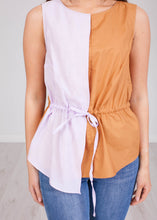 Load image into Gallery viewer, Savannah Lilac &amp; Tan Top - The Walk in Wardrobe