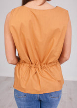 Load image into Gallery viewer, Savannah Mint &amp; Tan Top - The Walk in Wardrobe