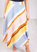Load image into Gallery viewer, Savannah Multicoloured Midi Skirt - The Walk in Wardrobe