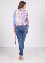 Load image into Gallery viewer, Savannah Multiprint Top - The Walk in Wardrobe