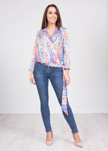 Load image into Gallery viewer, Savannah Multiprint Top - The Walk in Wardrobe