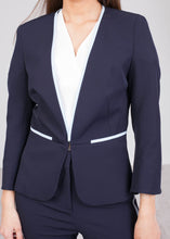 Load image into Gallery viewer, Savannah Navy Blazer - The Walk in Wardrobe