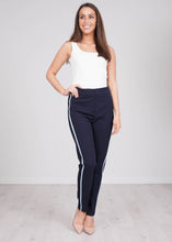 Load image into Gallery viewer, Savannah Navy Trousers - The Walk in Wardrobe