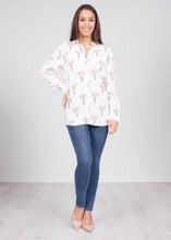 Load image into Gallery viewer, Savannah Palm Tree Blouse - The Walk in Wardrobe