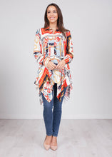 Load image into Gallery viewer, Savannah Red Chain Print Top - The Walk in Wardrobe