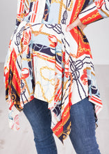 Load image into Gallery viewer, Savannah Red Chain Print Top - The Walk in Wardrobe