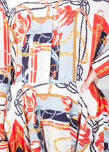 Load image into Gallery viewer, Savannah Red Chain Print Top - The Walk in Wardrobe