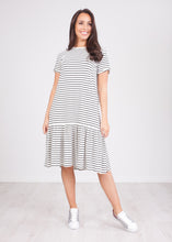 Load image into Gallery viewer, Sissy Black &amp; White Stripe Dress - The Walk in Wardrobe