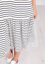 Load image into Gallery viewer, Sissy Black &amp; White Stripe Dress - The Walk in Wardrobe