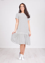 Load image into Gallery viewer, Sissy Black &amp; White Stripe Dress - The Walk in Wardrobe