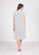 Load image into Gallery viewer, Sissy Black &amp; White Stripe Dress - The Walk in Wardrobe