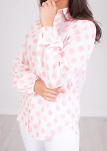 Load image into Gallery viewer, Sissy Pink Polka Dot Shirt - The Walk in Wardrobe