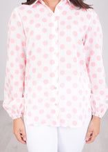 Load image into Gallery viewer, Sissy Pink Polka Dot Shirt - The Walk in Wardrobe