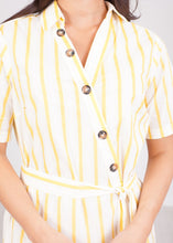 Load image into Gallery viewer, Sissy Yellow Stripe Dress - The Walk in Wardrobe