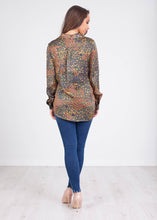 Load image into Gallery viewer, Sophia Animal Print Blouse - The Walk in Wardrobe