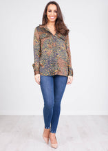 Load image into Gallery viewer, Sophia Animal Print Blouse - The Walk in Wardrobe