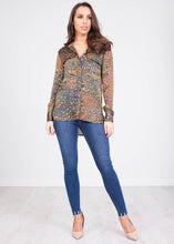 Load image into Gallery viewer, Sophia Animal Print Blouse - The Walk in Wardrobe