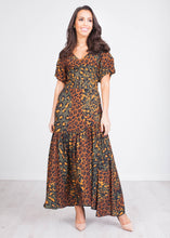 Load image into Gallery viewer, Sophia Animal Print Midi Dress - The Walk in Wardrobe