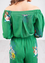 Load image into Gallery viewer, Sophia Bardot Culotte Jumpsuit - The Walk in Wardrobe