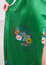 Load image into Gallery viewer, Sophia Green Floral Dress - The Walk in Wardrobe