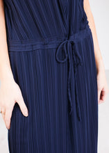 Load image into Gallery viewer, Sophia Navy Pleated Dress - The Walk in Wardrobe