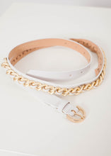 Load image into Gallery viewer, Sophia White Chain Belt - The Walk in Wardrobe