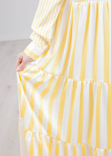 Load image into Gallery viewer, Sophia Yellow Stripe Dress - The Walk in Wardrobe