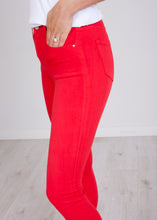 Load image into Gallery viewer, &#39;Tanya&#39; Red Skinny Jeans - The Walk in Wardrobe