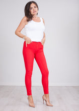 Load image into Gallery viewer, &#39;Tanya&#39; Red Skinny Jeans - The Walk in Wardrobe