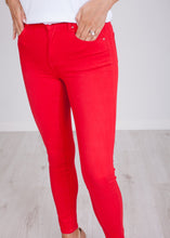 Load image into Gallery viewer, &#39;Tanya&#39; Red Skinny Jeans - The Walk in Wardrobe
