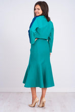 Load image into Gallery viewer, Teal Green Cropped Jacket - The Walk in Wardrobe