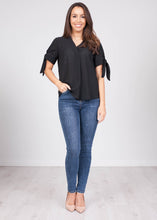 Load image into Gallery viewer, Tina Black Blouse - The Walk in Wardrobe