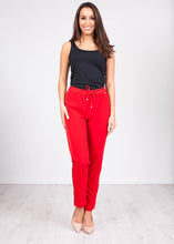 Load image into Gallery viewer, Tina Red Trousers - The Walk in Wardrobe